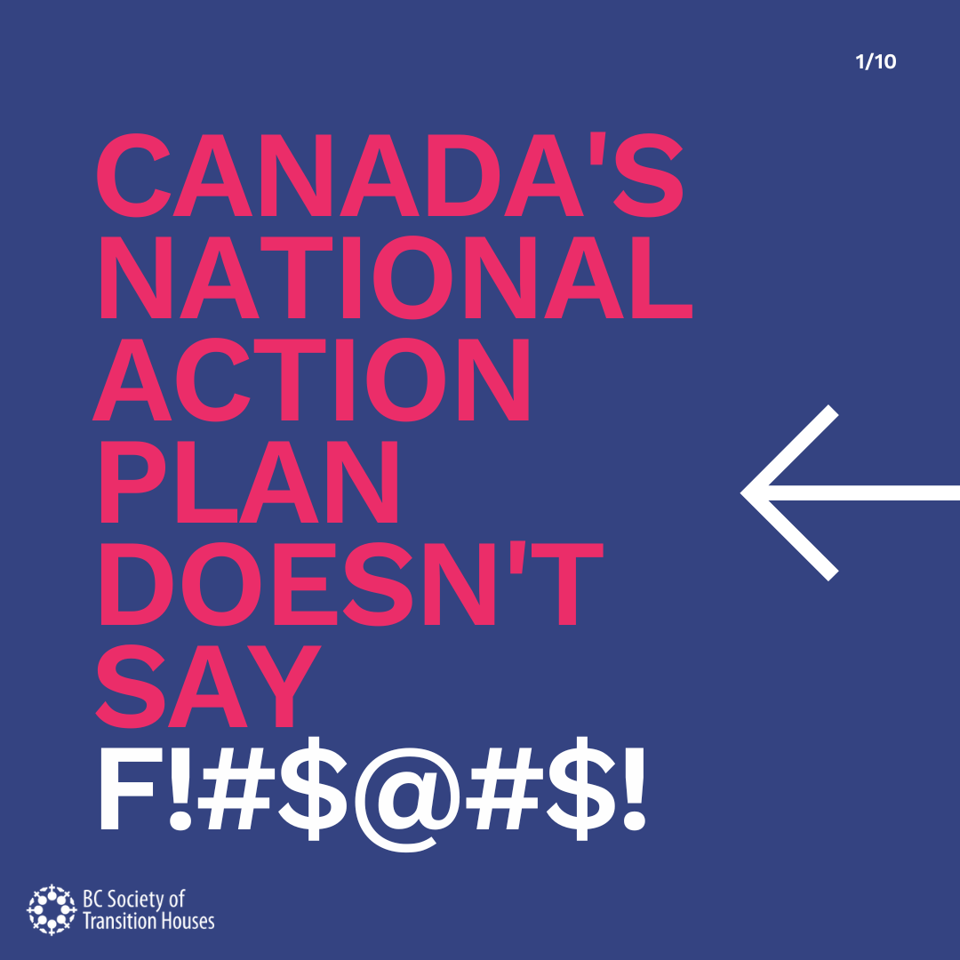 Page 1 of Carousel for social campaign about violence against women for the non-profit BCSTH